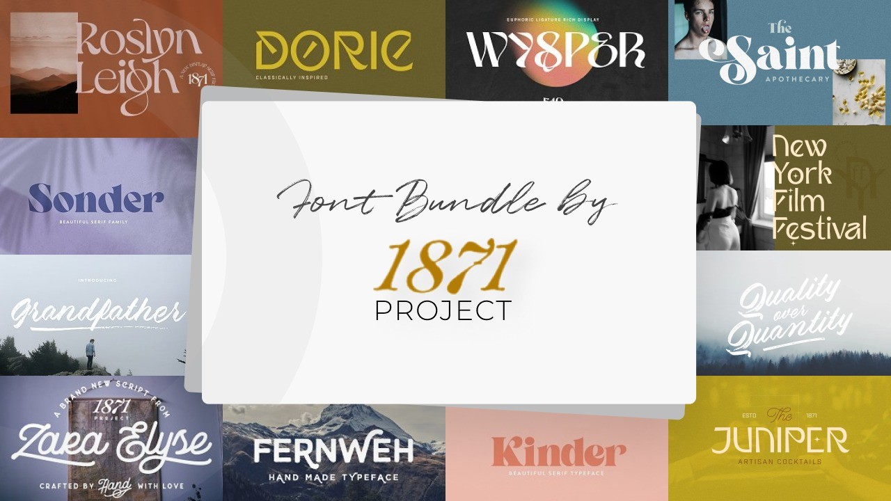 AppSumo Deal for Font Bundle by 1871 Project