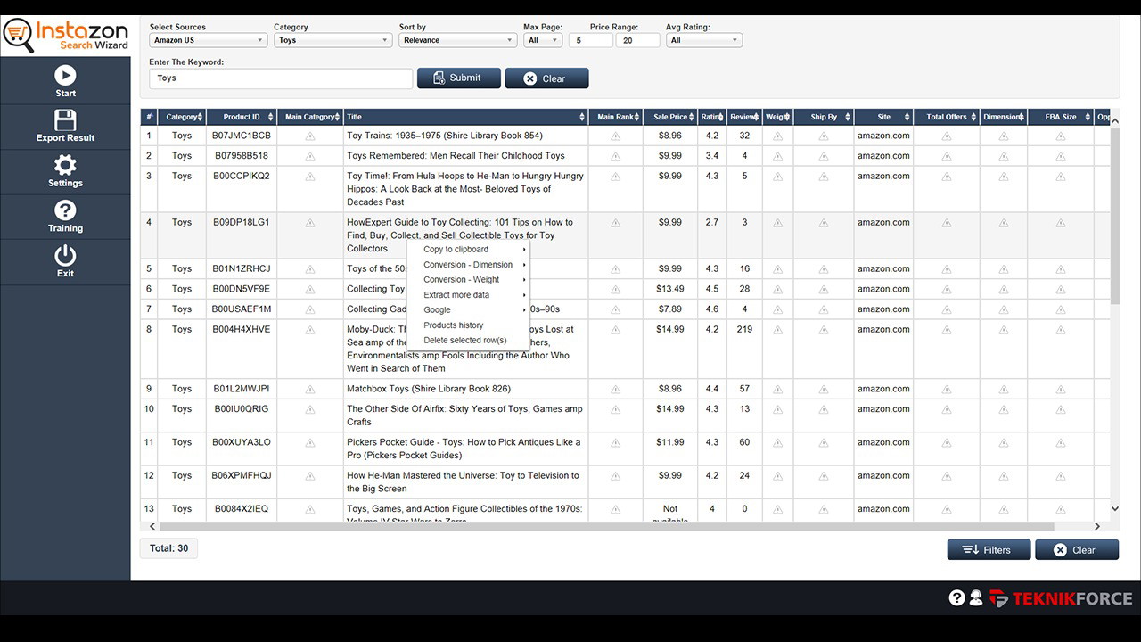Instazon - Marketing Research & Analysis For Amazon