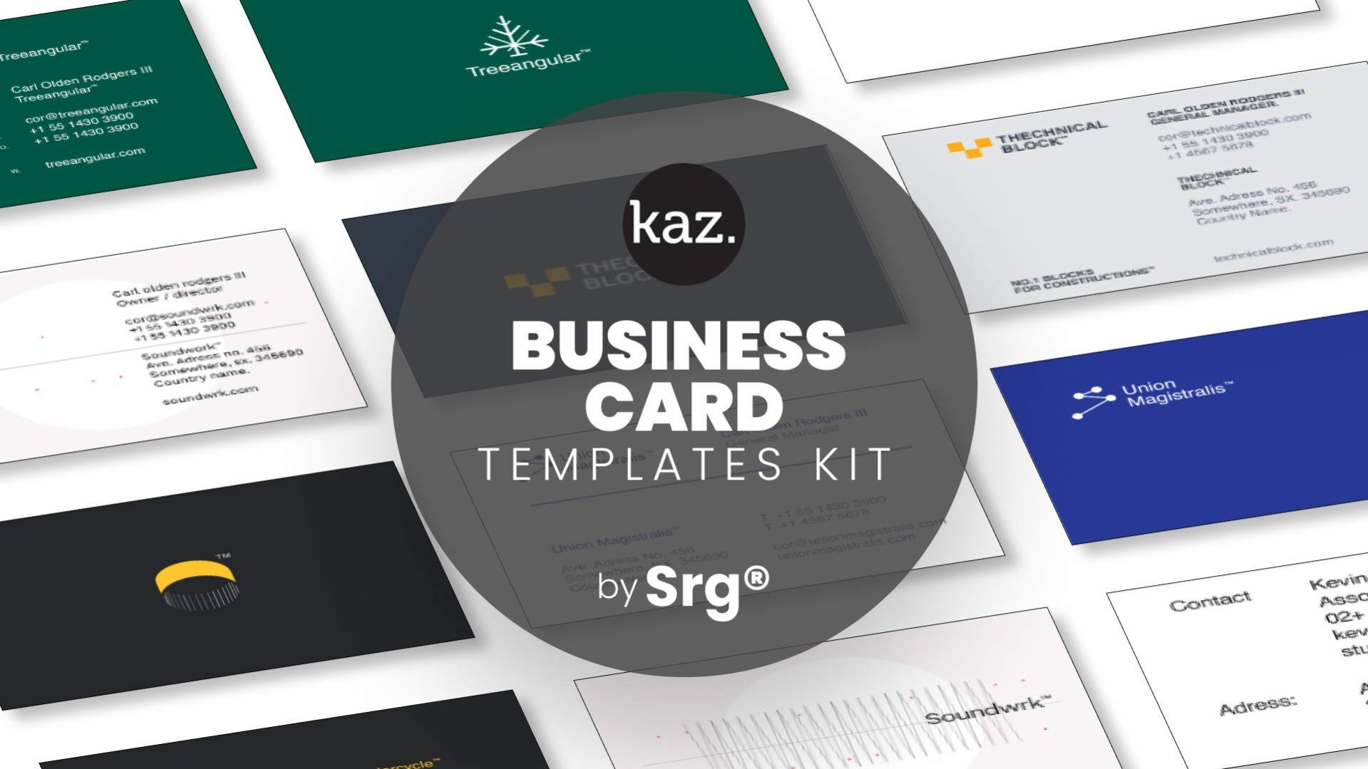 Business Card Templates Kit by Srg®