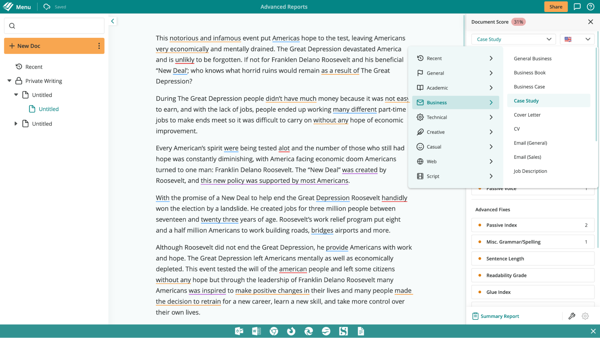 ProWritingAid for Firefox