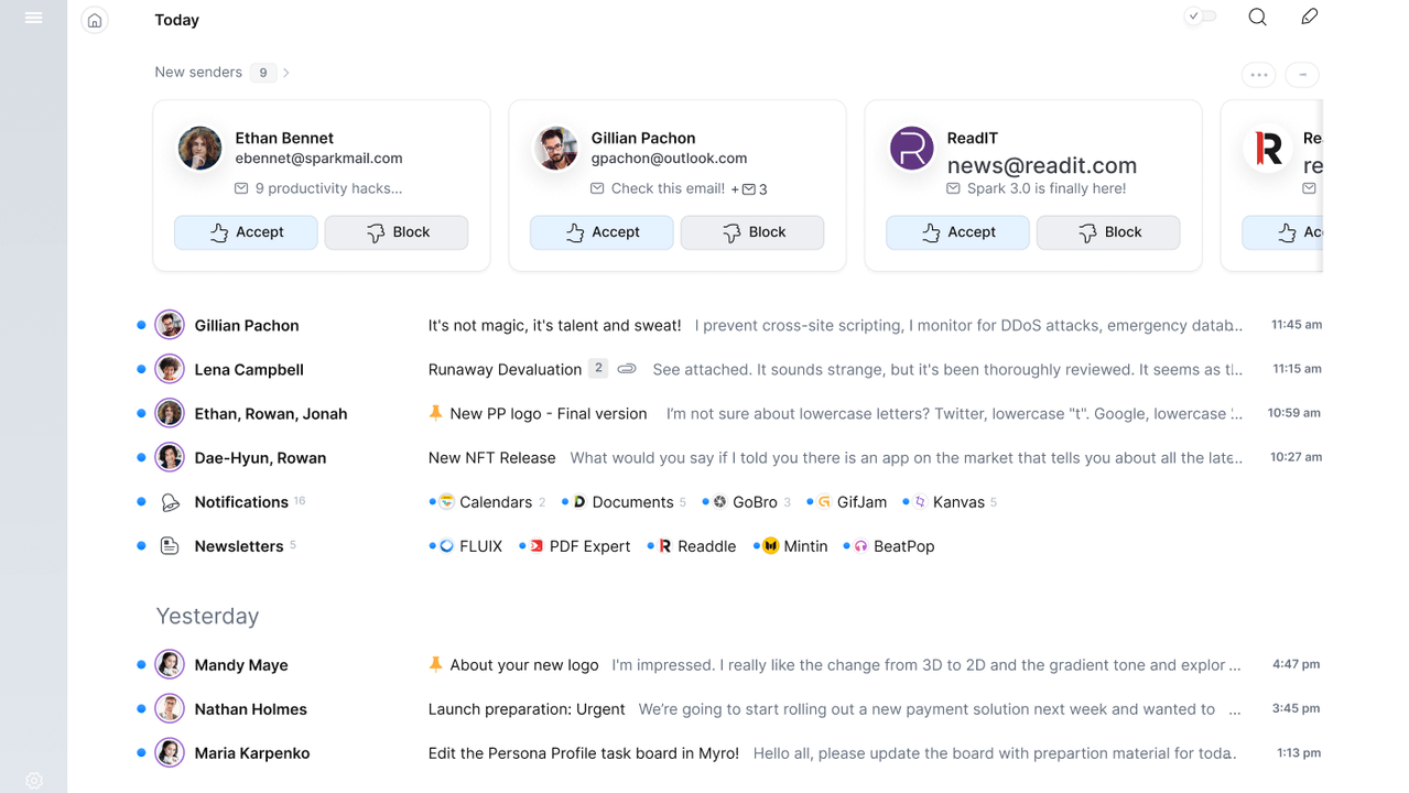 Organize your Inbox with Spark Mail