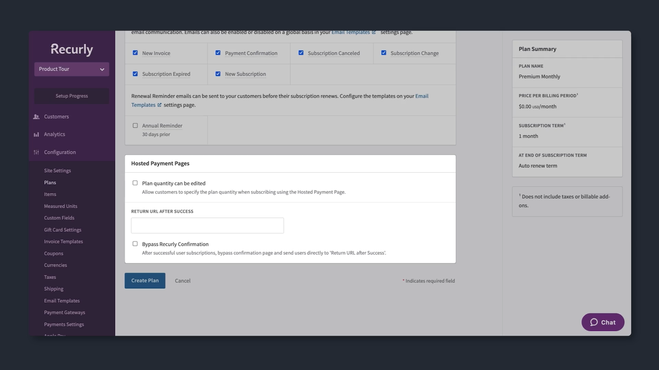 Hosted payment pages
