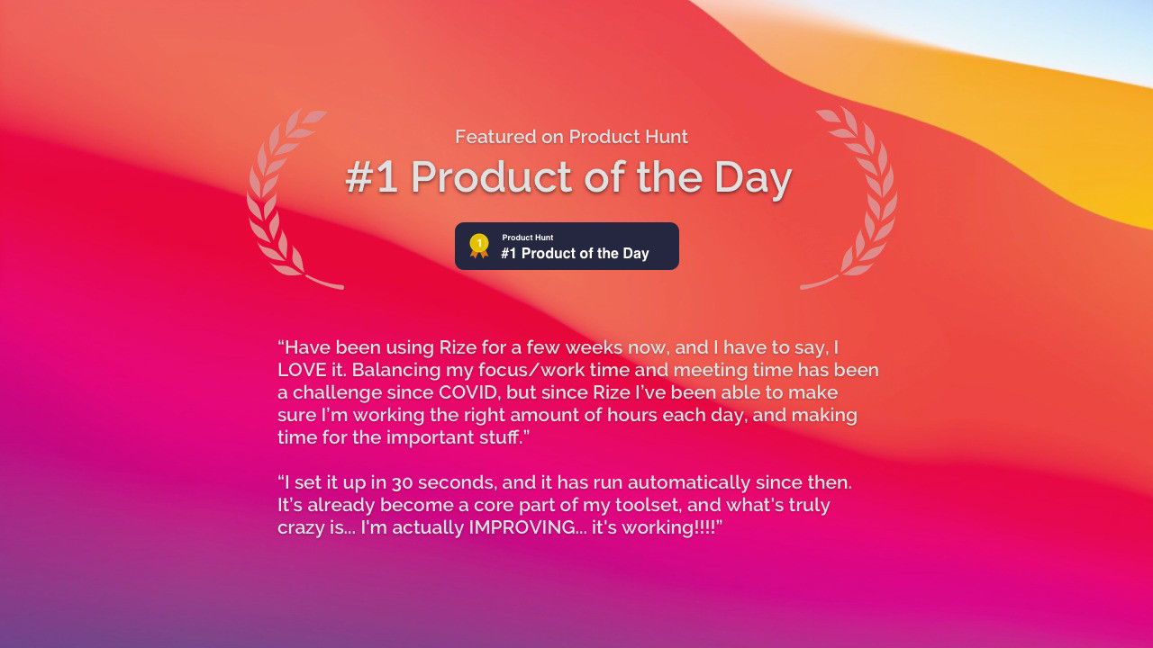 Rize: Your Personal Productivity Tracker - Plus exclusive