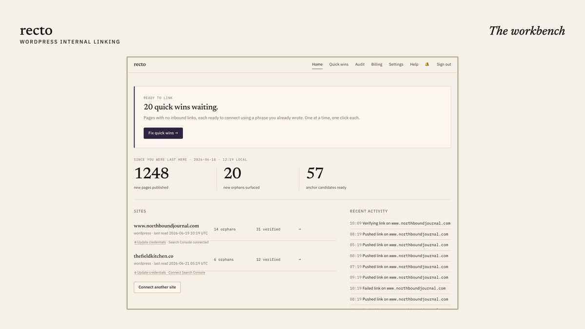 Summary of Your Site