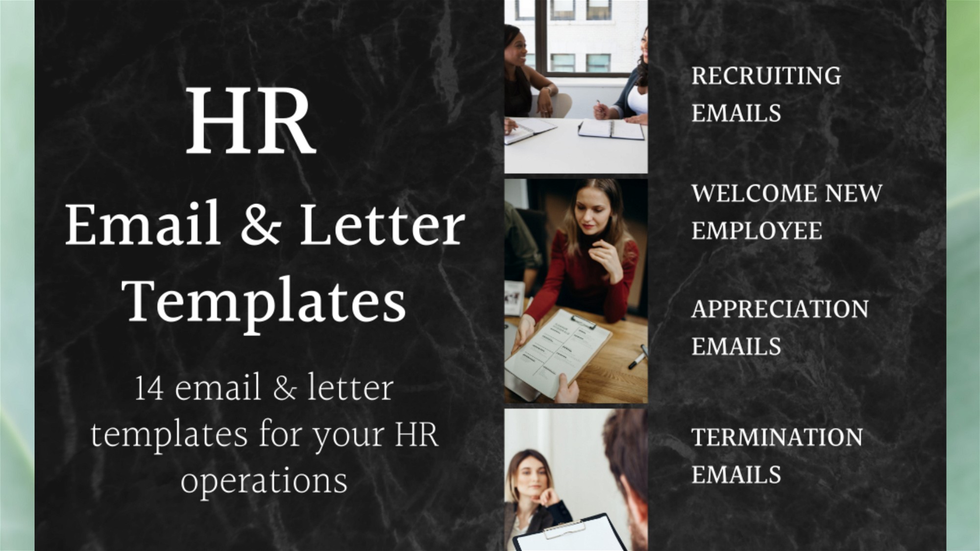 HR Email & Letter Template Kit
