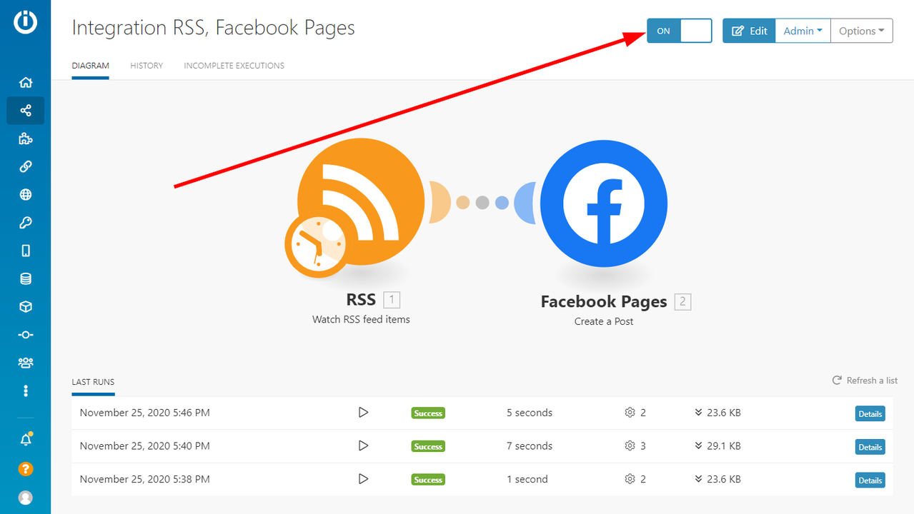 Creating a scenario in Make