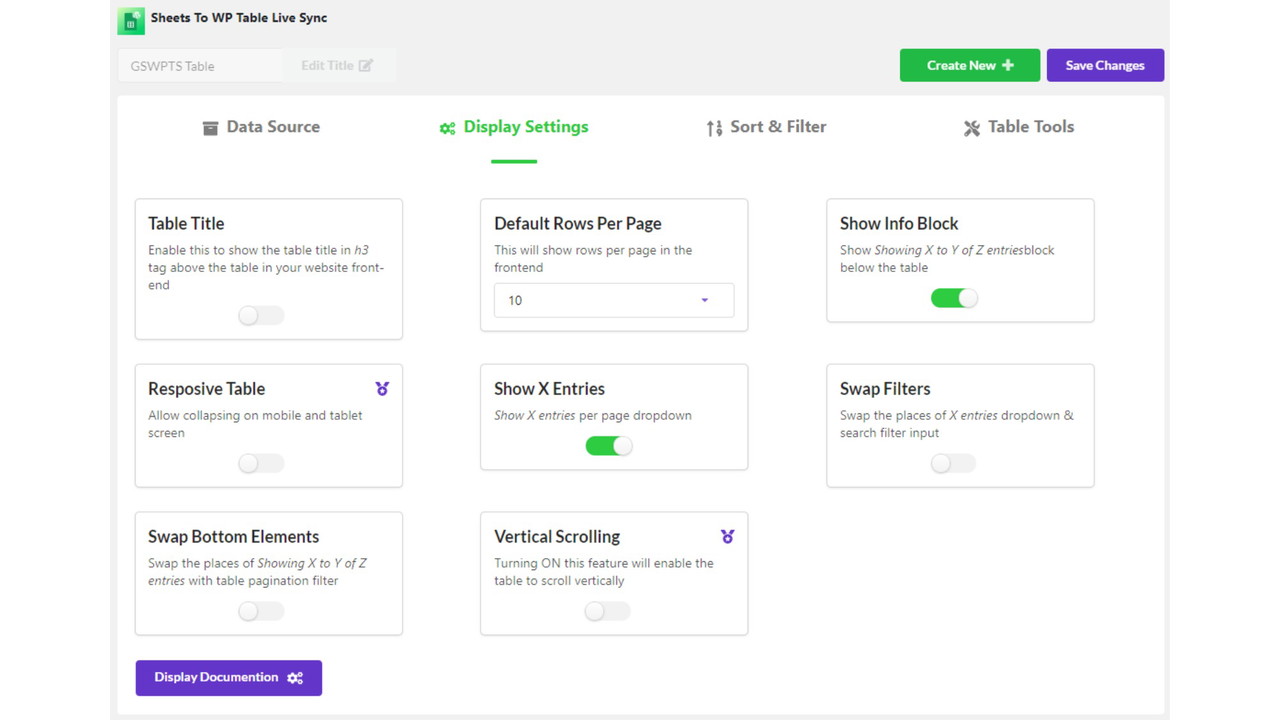 Google Sheets to WP Table Live Sync