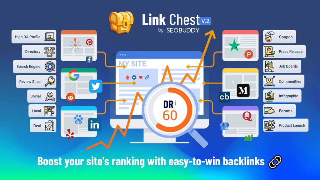 link chest for backlinks - best SEO tools with lifetime deals