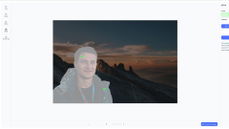 BackgroundCut AI Cut tool selecting a person from a landscape image for precise subject extraction thumbnail