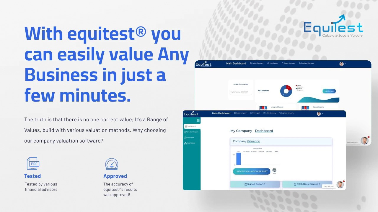 Equitest - Online Valuation Platform