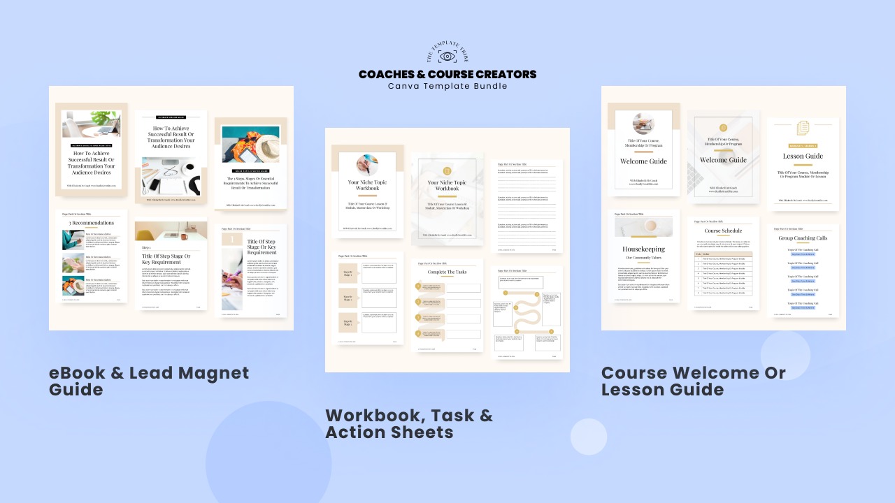 Coaches Course Creators Canva Template Bundle AppSumo Coaches Course Creators Canva Template Bundle AppSumo