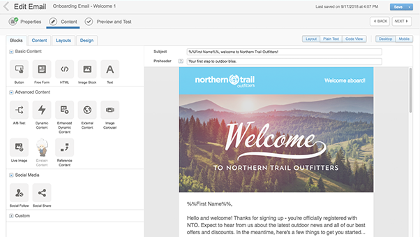 Create beautiful emails