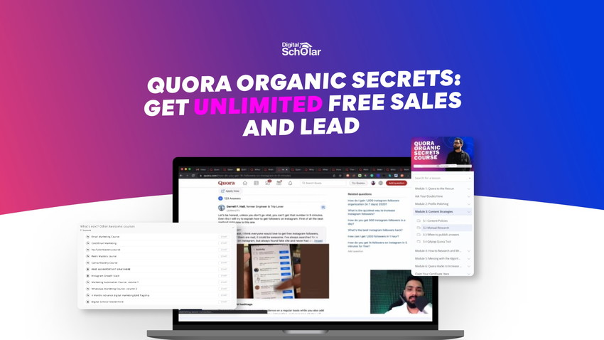 Quora Organic Secrets: Get UNLIMITED Free Sales and Leads