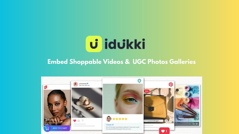 Idukki - Embed Shoppable UGC Videos/Photo Galleries as Social proof