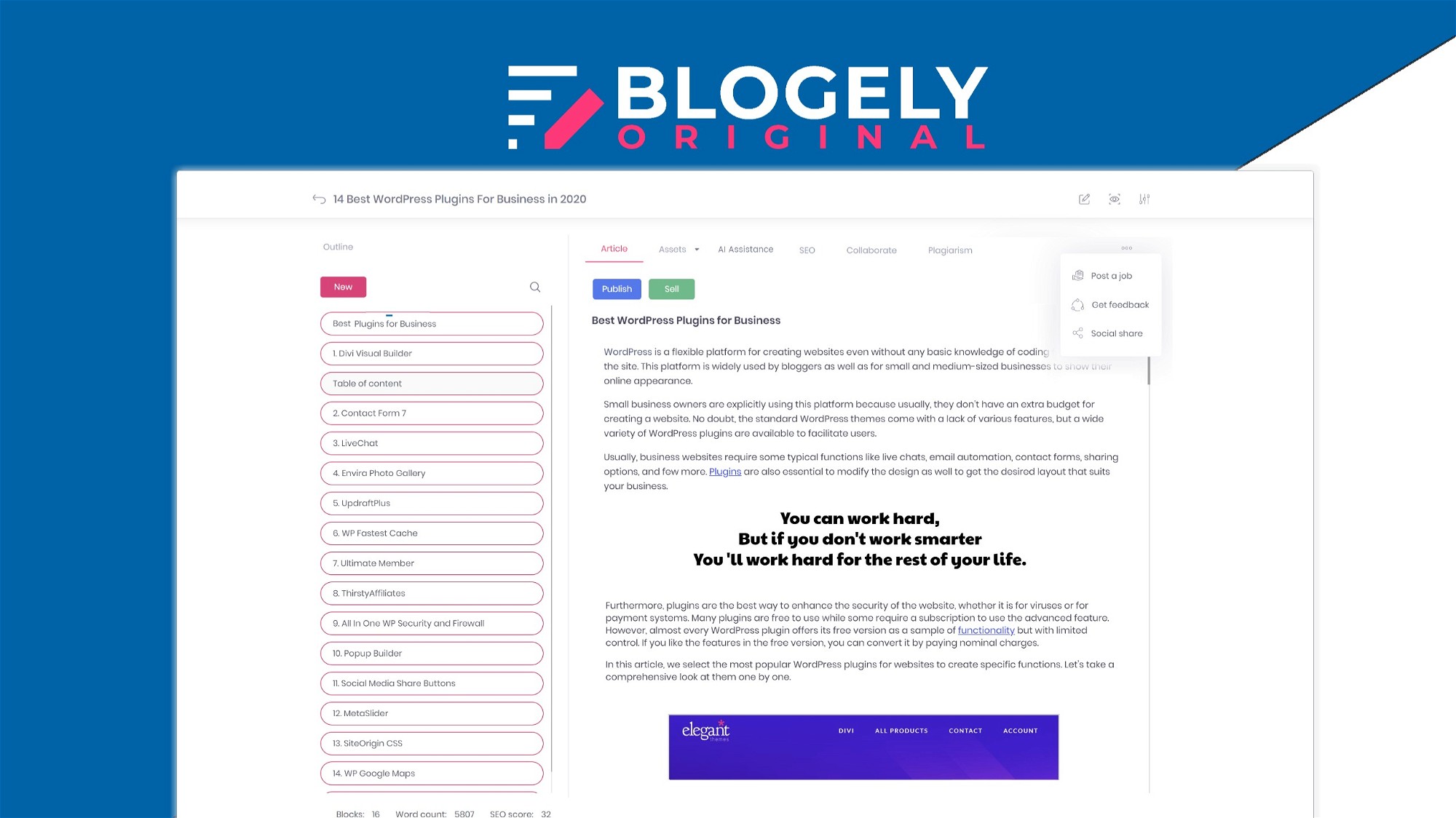 Blogely Lifetime Deal-Pay Once And Never Again