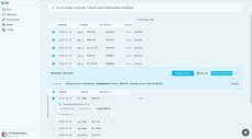 S2Q Sync screen showing a free dry run: a selected Stripe payout expands to reveal it would post 94 entries across 57 transactions (43 sales, 50 fees, one deposit) with nothing posted to QuickBooks yet. thumbnail