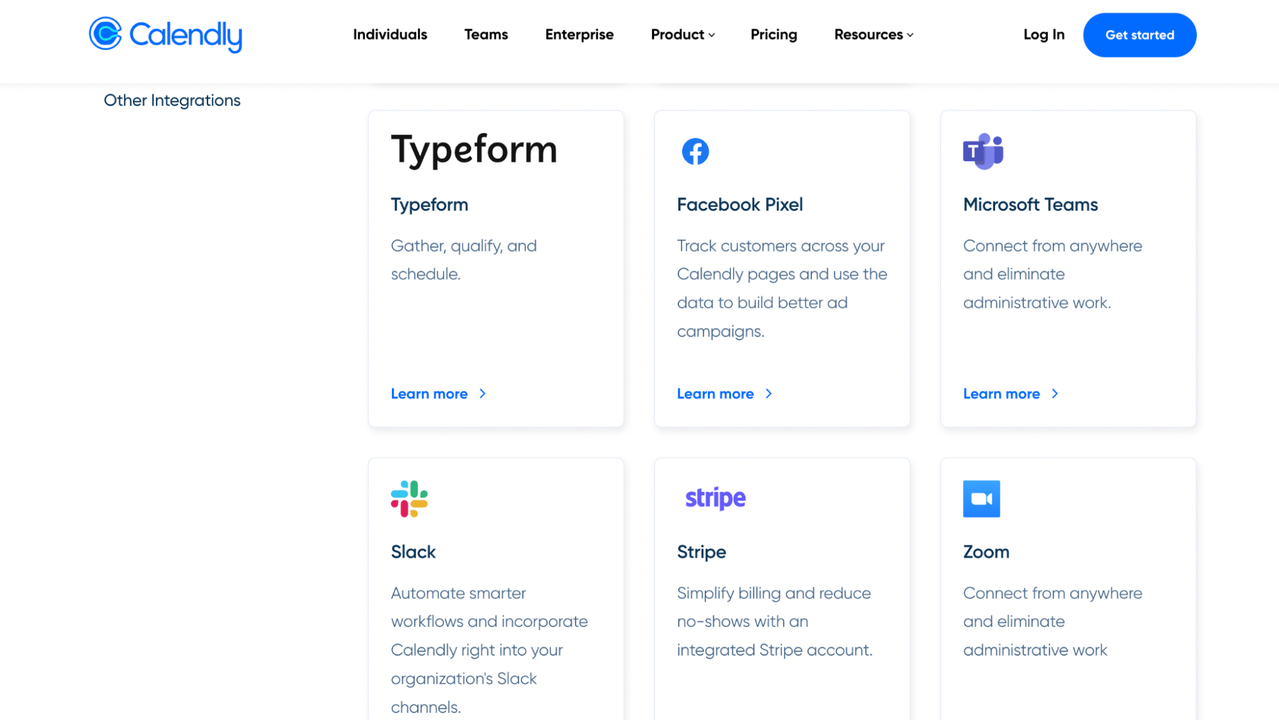 Calendly’s integrations