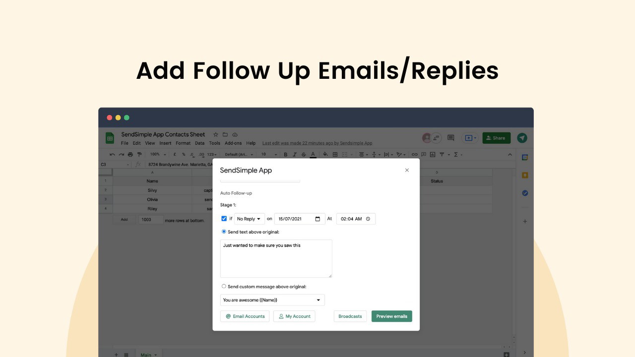 SendSimple App