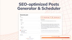 Generate and schedule SEO-optimized posts effortlessly in multiple locations at once. thumbnail