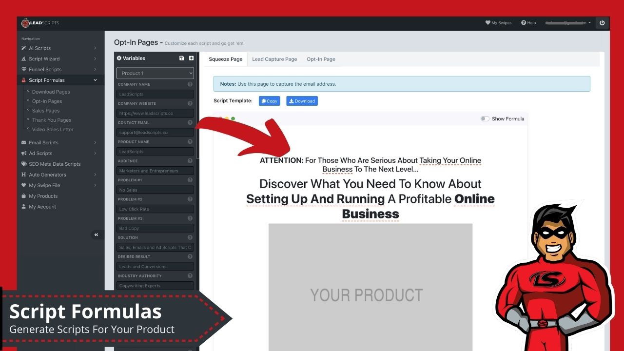 LeadScripts+ - Plus Exclusive