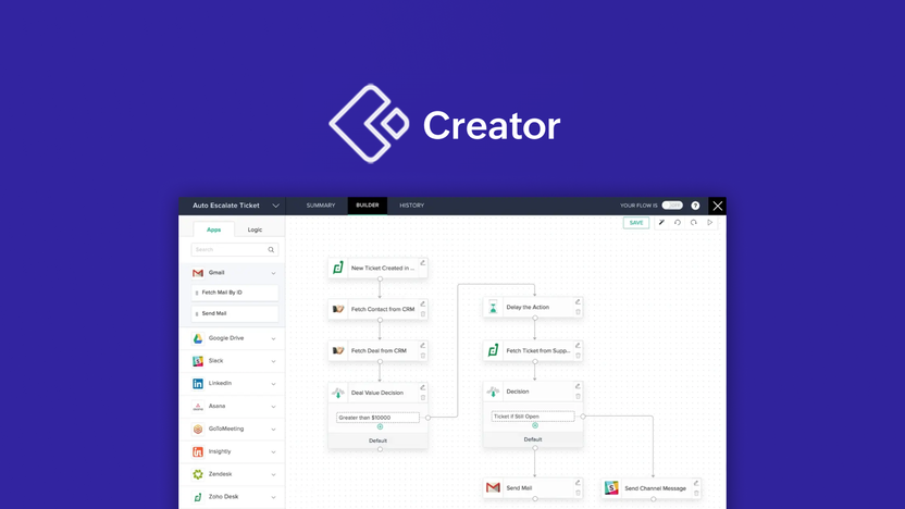 Zoho Creator - Build apps with minimal code | AppSumo
