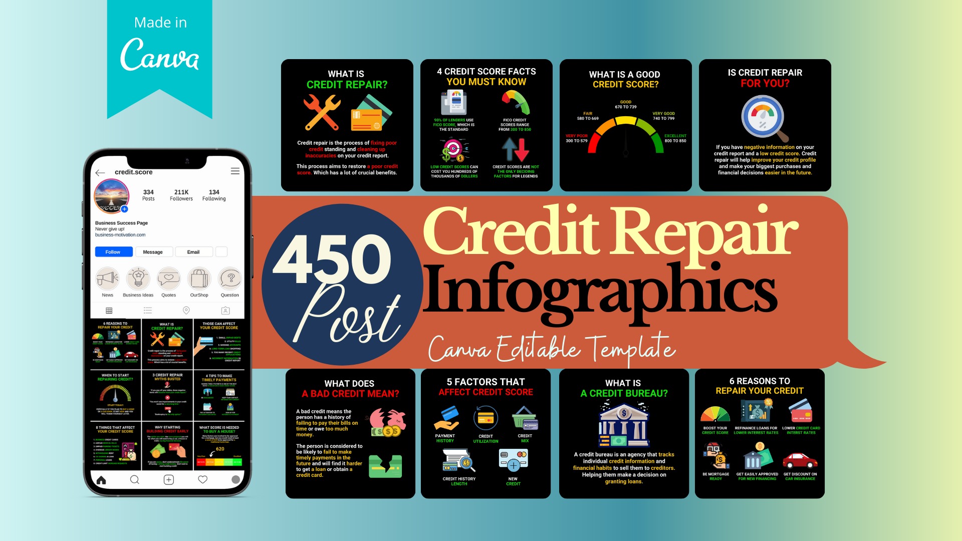 Templates Design & Templates Editable in Canva Social Media Templates ...