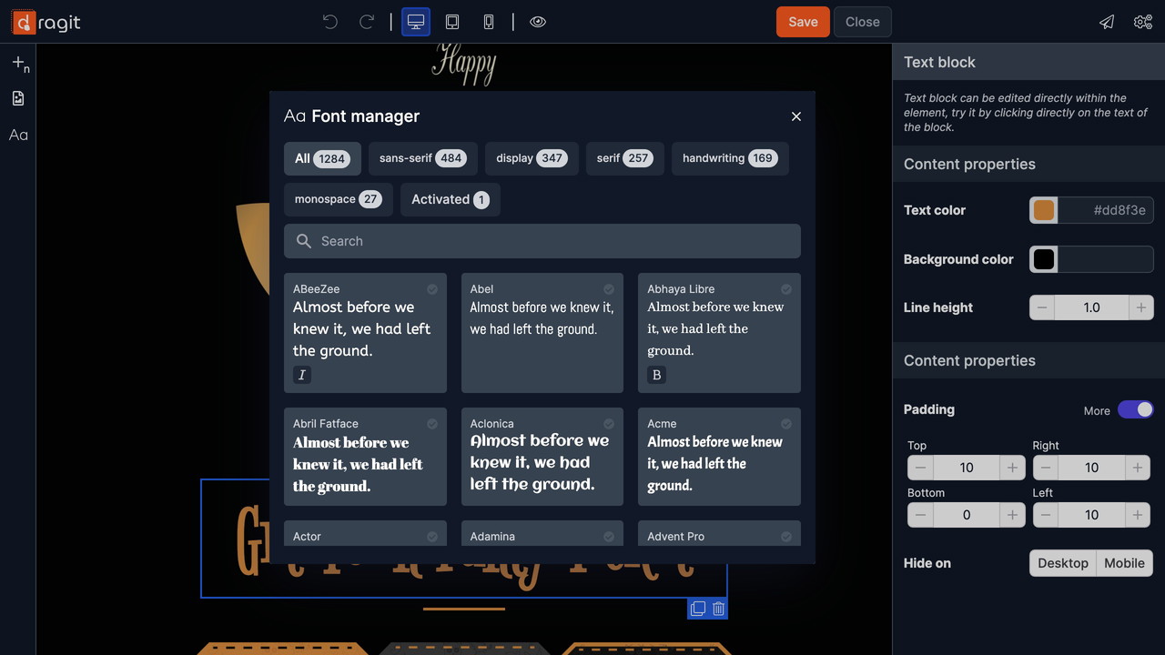 Dragit | Professional Drag & Drop Email Editor