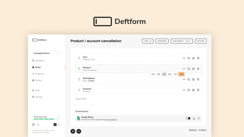 Deftform