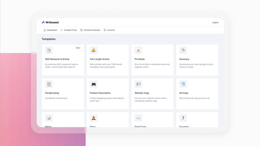 Writeseed For Content Marketers: Boost Creativity & Drive Traffic 1 Writeseed For Content Marketers: Boost Creativity & Drive Traffic