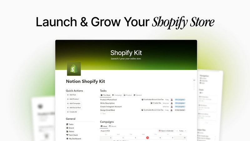 Notion Shopify Kit