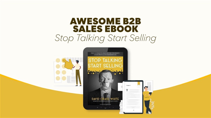 Awesome B2B Sales eBook - Stop Talking Start Selling