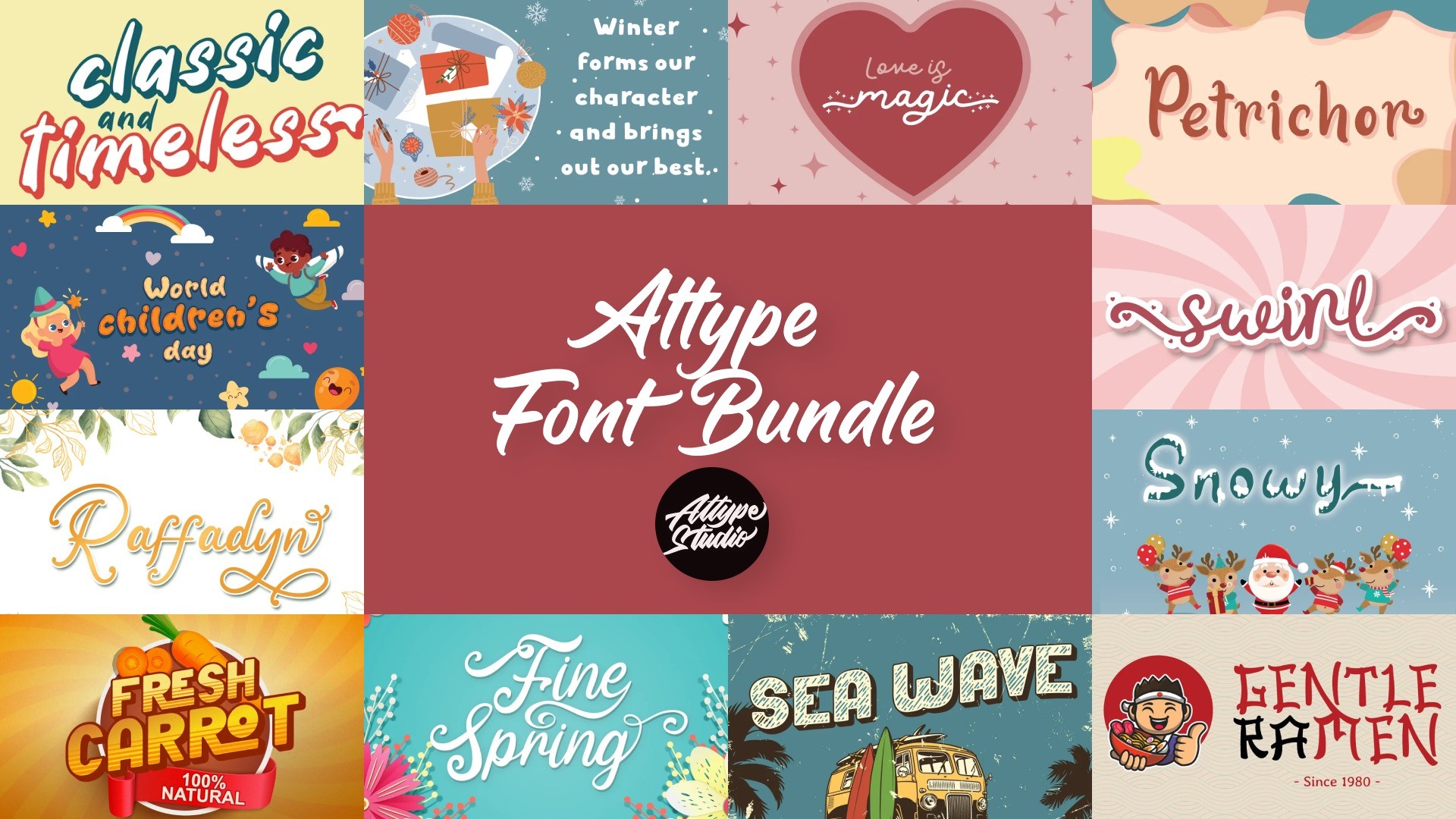 AppSumo Deal for Attype Font Bundle