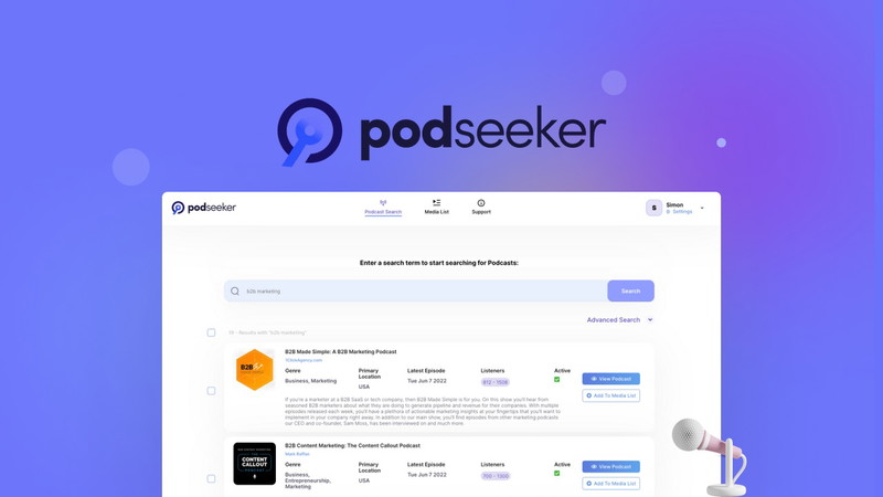 Podseeker - Podcast Database