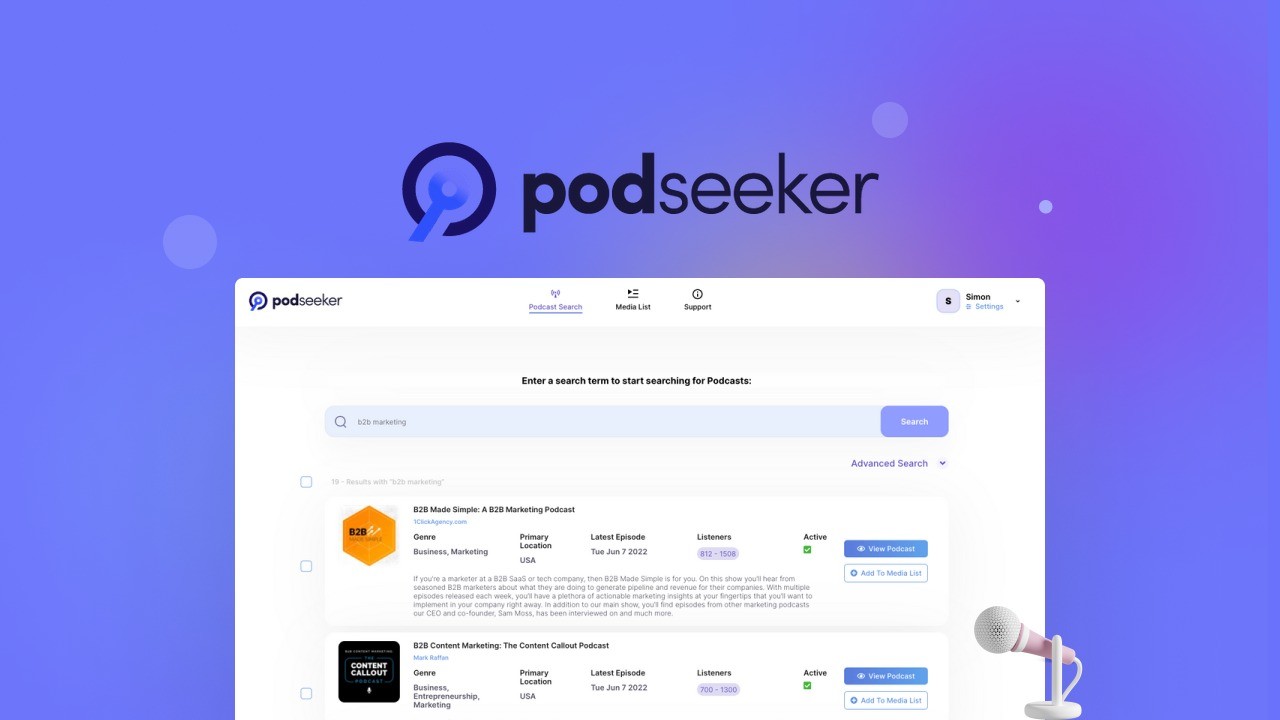 Podseeker Lifetime Deal-Pay Once & Never Again