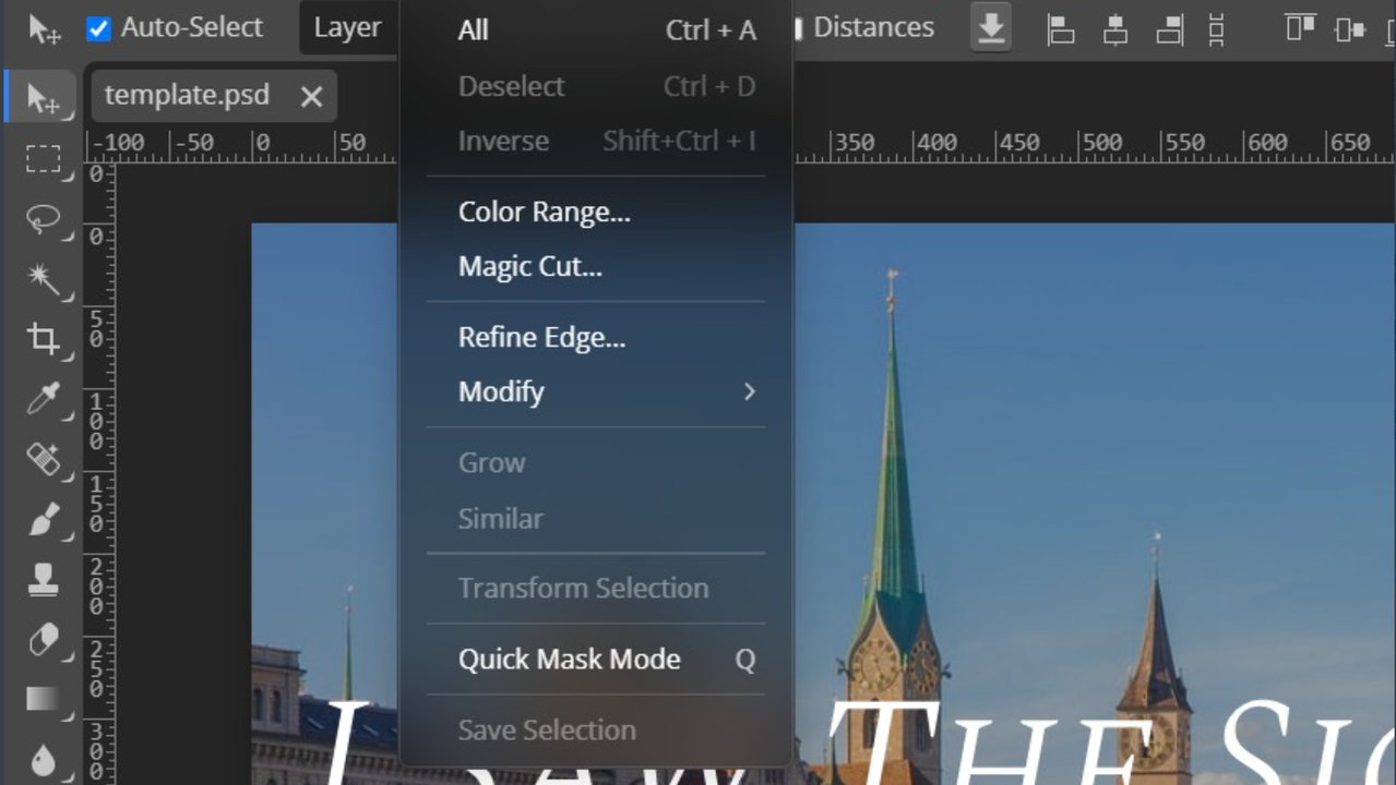 Navigate menu