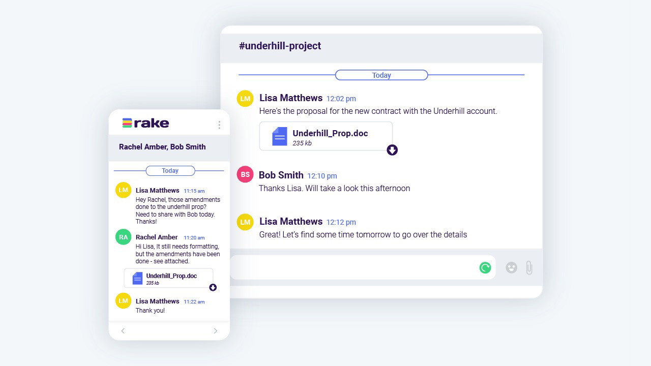 Rake chat & messaging