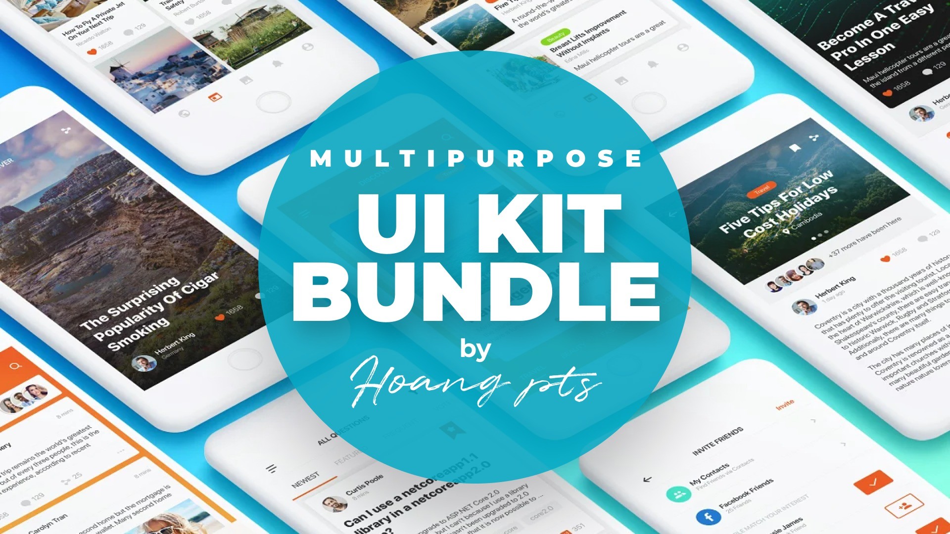 Multipurpose UI Kit Bundle by Hoang pts (Figma & Sketch)