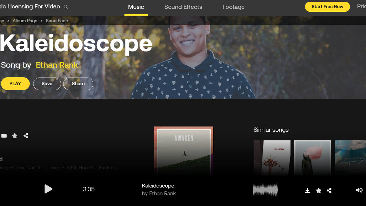 Explore unlimited music and sound effects