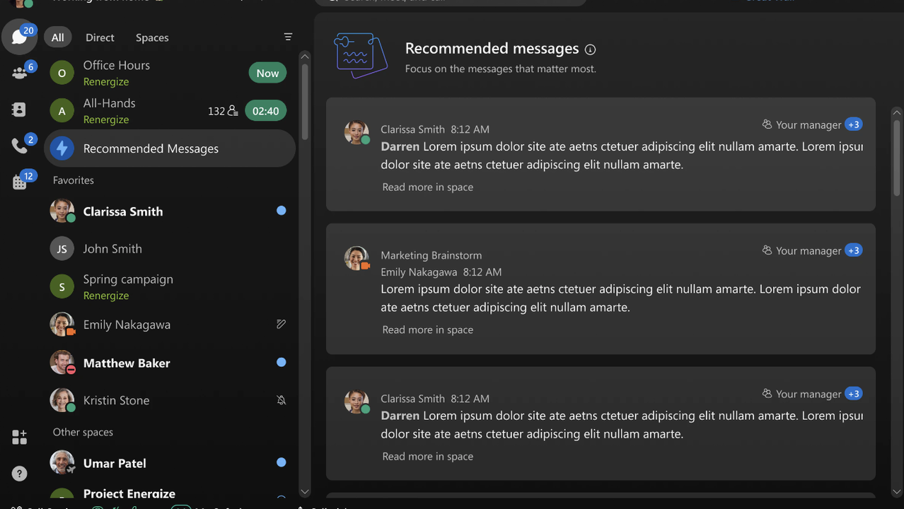 WebEx instant messaging