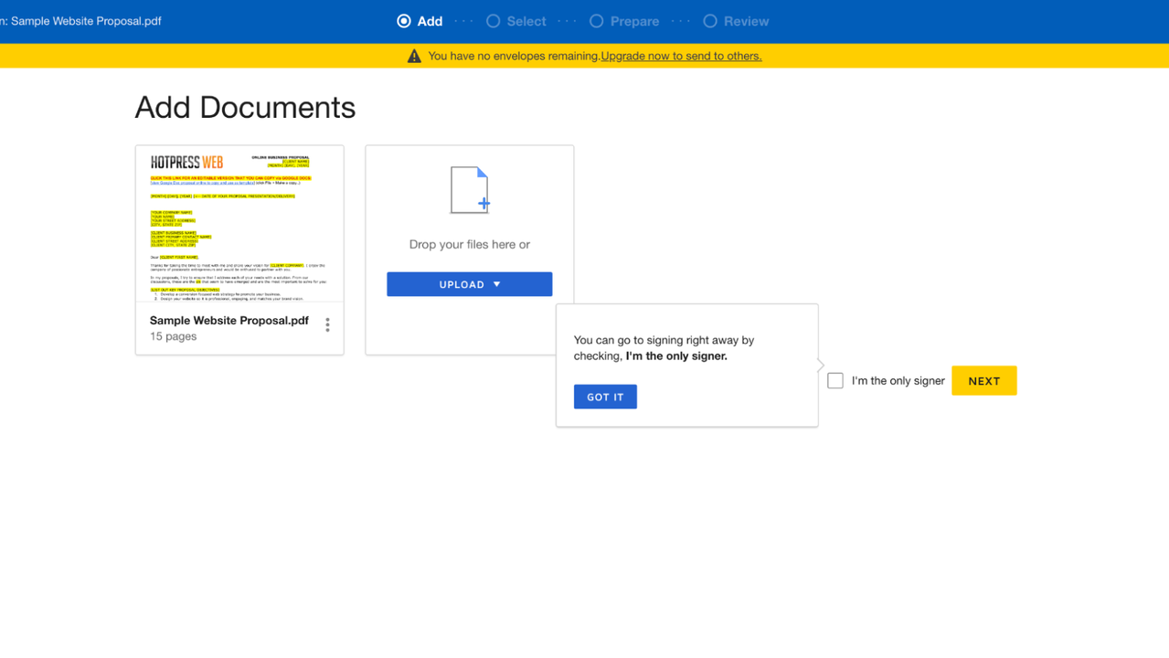 Add documents