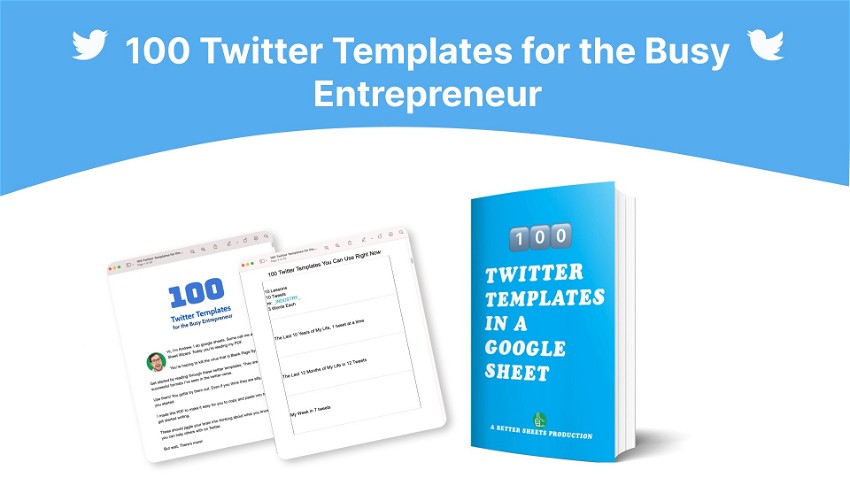 100 Twitter Templates for the Busy Entrepreneur