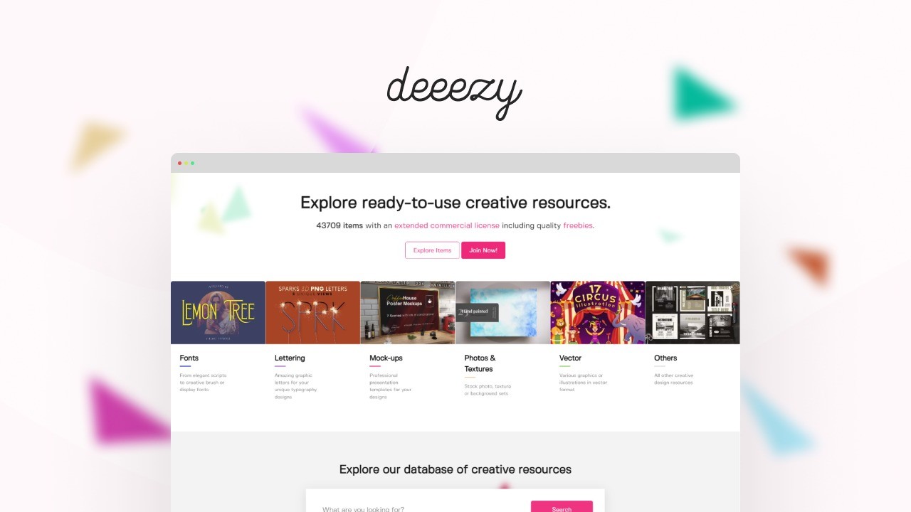 Deeezy.com Creative Resources Lifetime Deal-Pay Once & Never Again