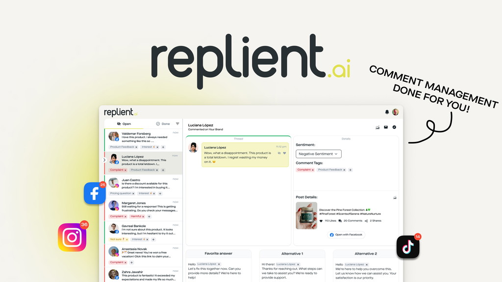 replient ai - best SMM lifetime deal
