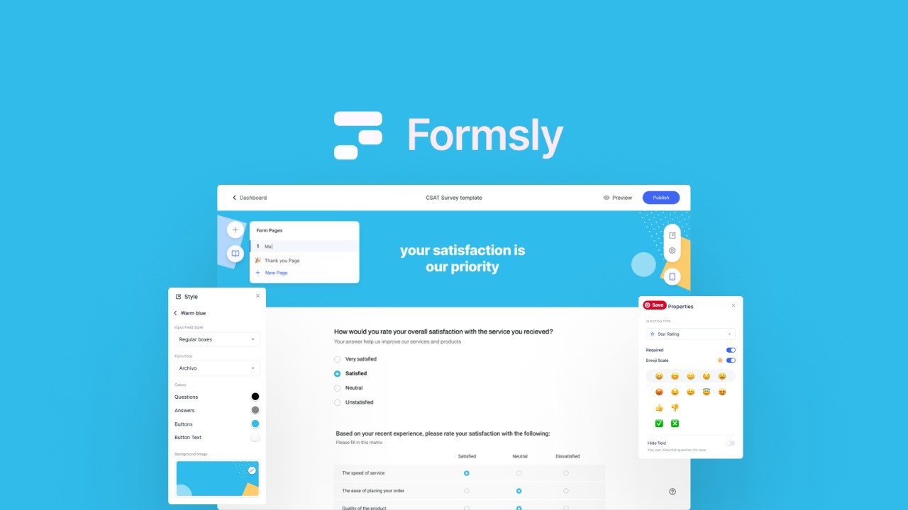Formsly Lifetime Deal-Pay Once And Never Again