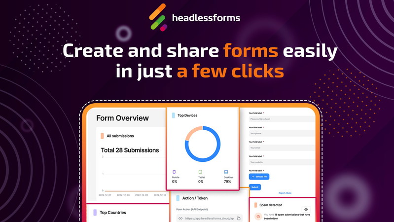 Headlessforms — Build your form in minutes