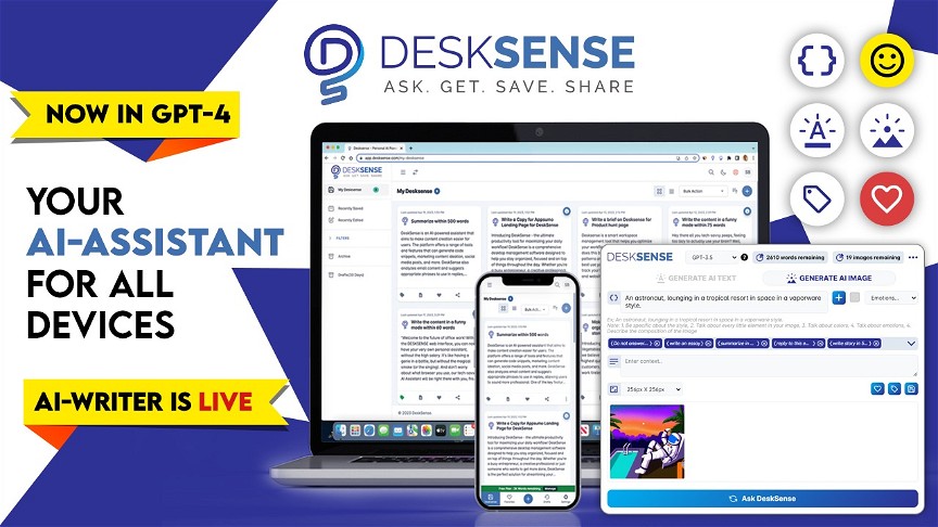  DeskSense - Your AI Assistant