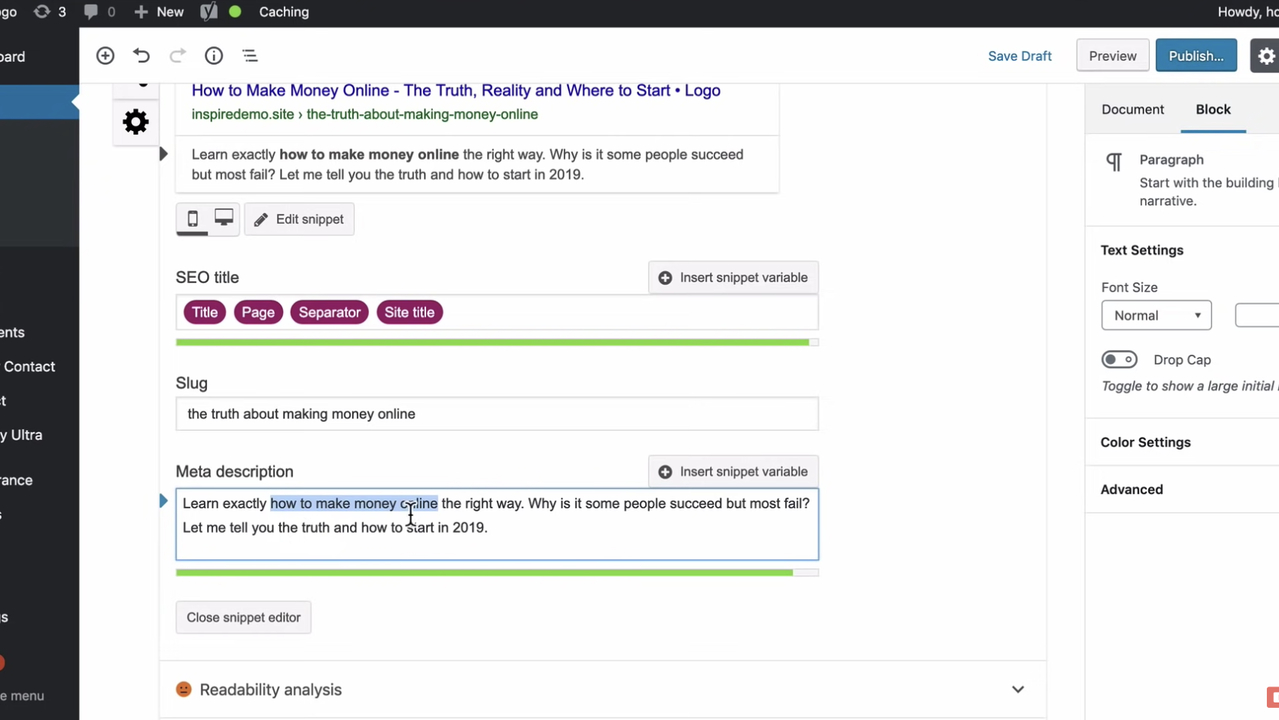 Optimize your meta tags for SEO