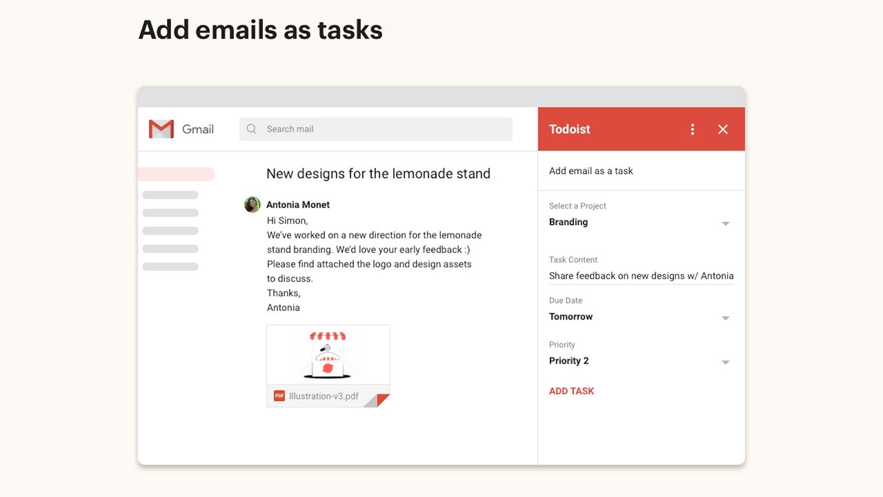 Todoist for Gmail