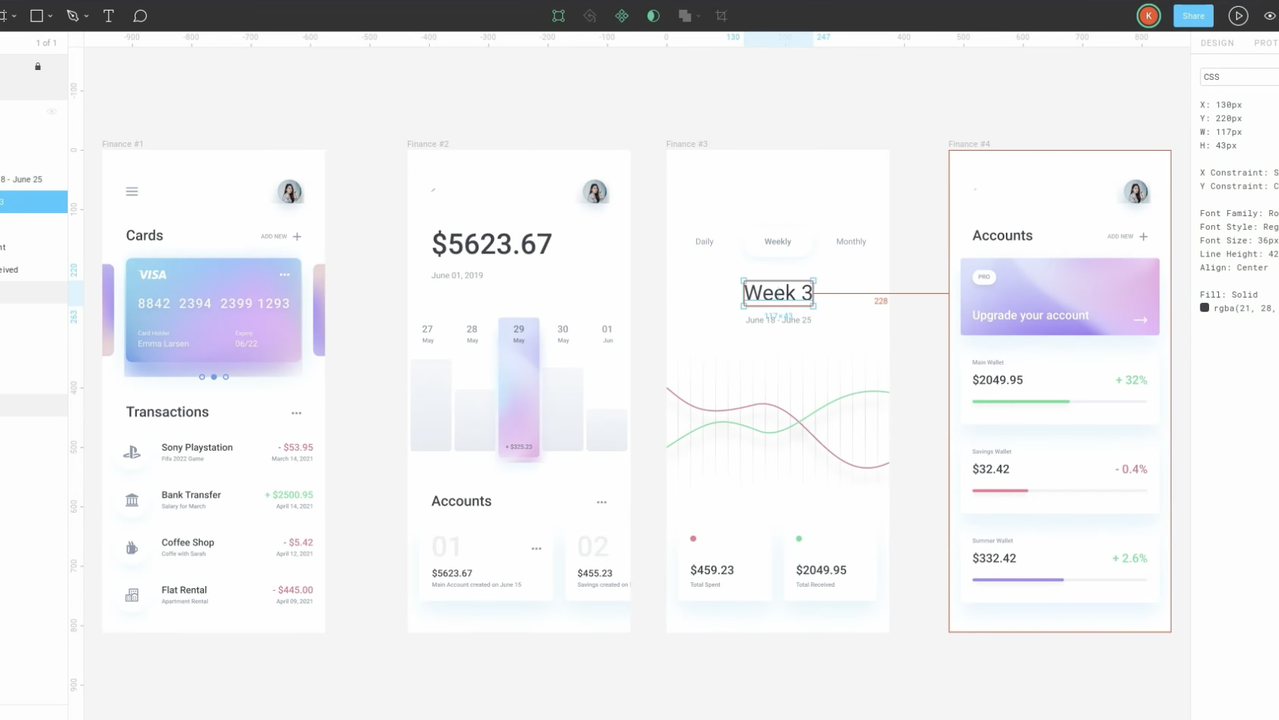 Design app prototypes with Figma