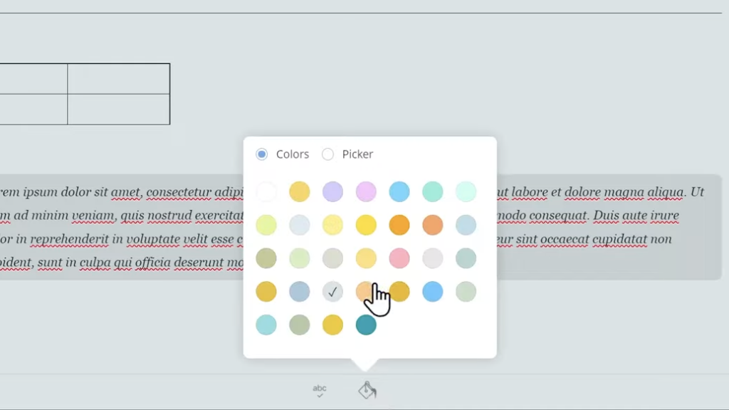 Change the color of your notes